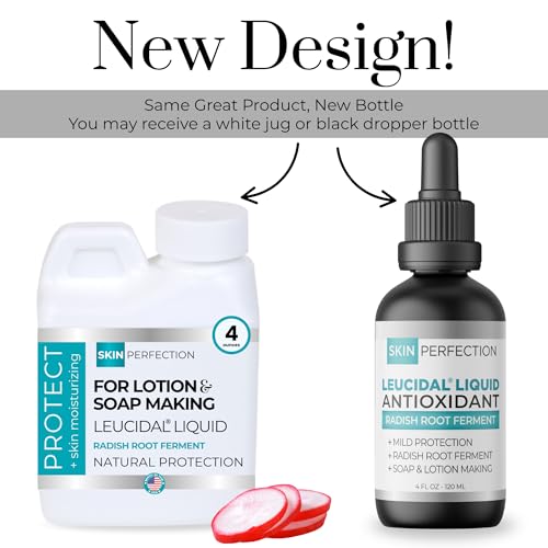 Skin Perfection Leucidal Liquid - Natural Preservative for Lotion Making - DIY Lotion Making Supplies Natural Preservatives for Cosmetics