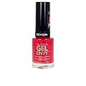 Revlon ColorStay Gel Envy Longwear Nail Polish, with Built-in Base Coat & Glossy Shine Finish, in Red/Coral, 620 Roulette Rush, 0.4 oz