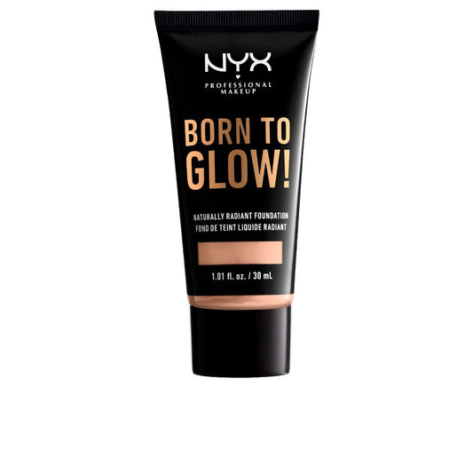 NYX PROFESSIONAL MAKEUP Born To Glow Naturally Radiant Foundation, Medium Coverage - Light