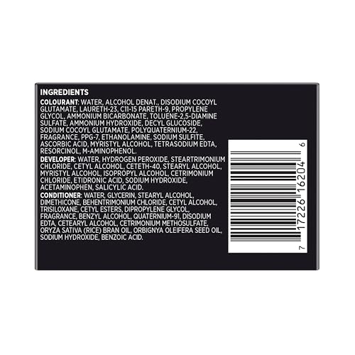 John Frieda Precision Foam Colour 4N Dark Natural Brown – Full-Coverage Hair Dye Kit with Anti-Fade Formula & Gray Coverage, 1 Application