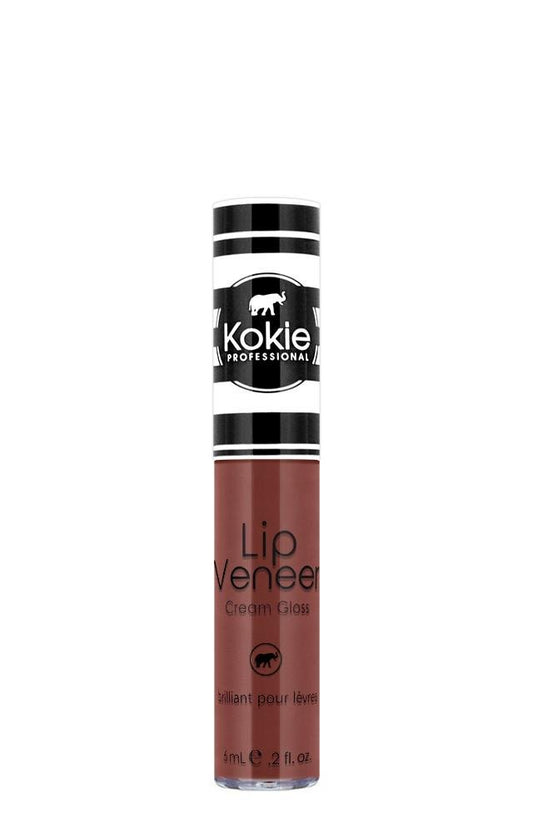 Kokie Cosmetics Lip Veneer Cream Lip Gloss, Mocha Madness, 0.2 Fluid Ounce