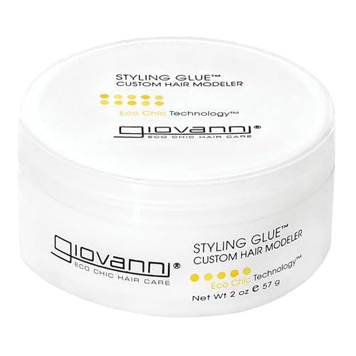 GIOVANNI ECO CHIC Styling Glue Custom Hair Modeler - Styling Glue, Hair Products for Men & Women, Firm Hold, Spike, Sculpt, Shape with our Hair Paste