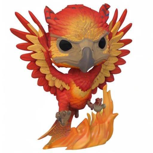 Funko POP! Harry Potter - Fawkes (Flocked) #84 - 2019 SDCC Shared Exclusive