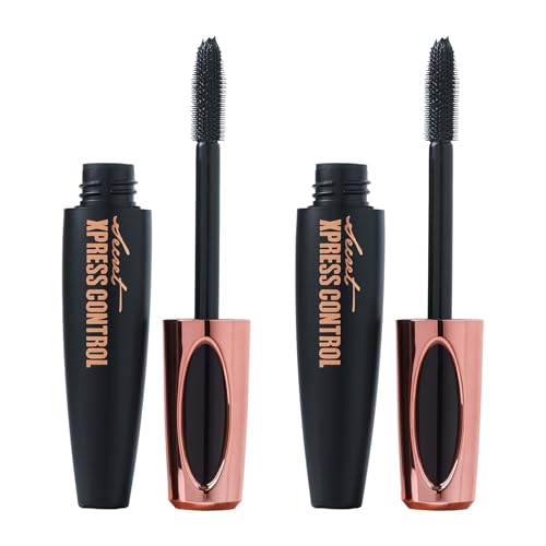 Two Pack: Silk Fiber Mascara 4D, Lengthening and Thickening, Secret Xpress Control - Long Lasting & Smudge-Proof, All Day Exquisitely Full, Long