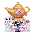 Magic Mixies Magic Genie Lamp with Interactive 8" Pink Plush Toy and 60+ Sounds & Reactions. Unlock a Magic Ring and Reveal a Pink Genie from The…