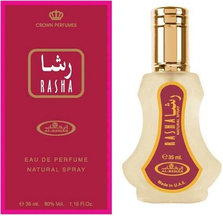 Al Rehab Rasha Eau de Parfum Spray for Women, 1.18 Ounce