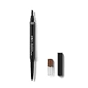 Absolute New York 2-in-1 Brow Perfecter, Dual-Ended Eyebrow Tool, Pencil and Pomade (AEBD04 Chocolate)