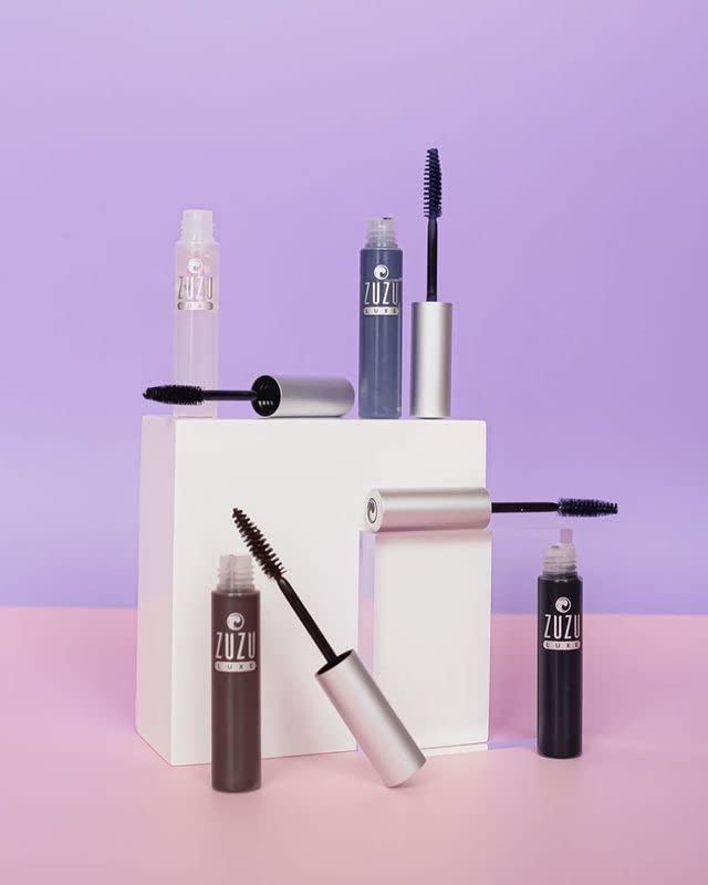 ZUZU LUXE Luxe Mascara (Onyx), Water resistant, Natural, Paraben Free, Vegan, Gluten-free, Cruelty-free, Non GMO, Adds volume to lashes, Vitamin