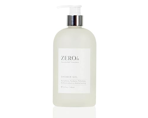 Gilchrist & Soames Zero% Shower Gel - Naturally Kind Sulfate, Paraben & Cruelty-Free Liquid Body Wash for Men & Women, Fresh Botanical Scent Infused