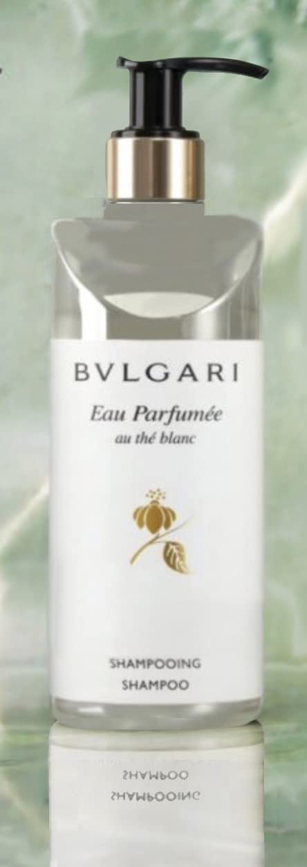 BVLGARI Eau Parfumee au the blanc White Tea Shampoo and Hair Conditioner Set of 2-10.1 Fluid Ounces/300 mL Each