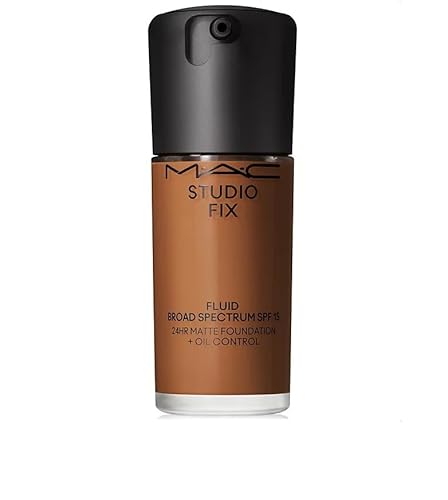 MAC Studio Fix Fluid SPF 15 24HR Matte Foundation + Oil Control, NC58, 1 Ounce