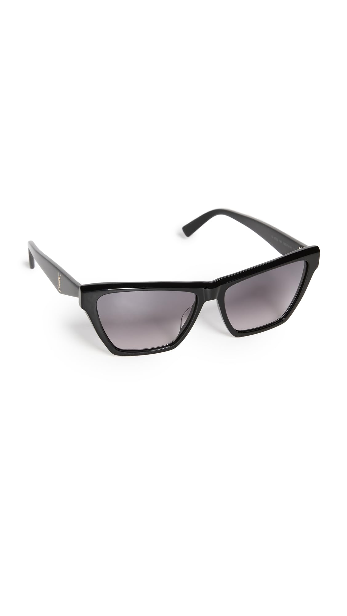 Saint Laurent Women's SL M103 Sunglasses, Black-Black-Grey, One Size
