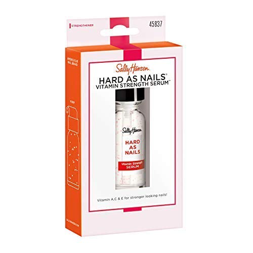 Sally Hansen Nail Treatment Hard As Nails® Vitamin Strength Serum™ | Moisturizing Nail Strengthener | Enriched with Vitamins A, C & E | Nourishes