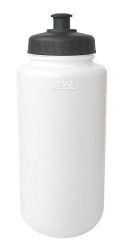 A&R Sports Water Bottle, White, PUSH/PULL