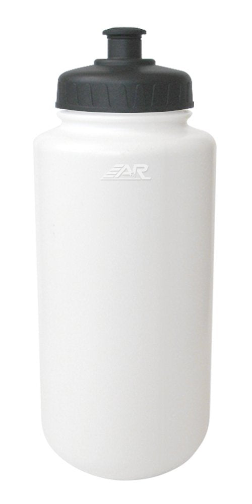 A&R Sports Water Bottle, White, PUSH/PULL
