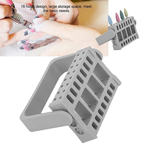 Rotekt 16Holes Manicure Drill Bits Holder Container Display Case Nail Grinding Head Storage Box(01) Beauty & Personal Care Rotekt