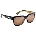 Flying Fisherman unisex adult Harper Sunglasses, Gloss Black Frame/Copper-silver Mirror Lens, Medium US