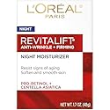 L'Oreal Paris RevitaLift Anti-Wrinkle Firming Night Cream, 1.7 Ounces Single pack