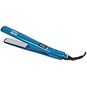 ForPro Professional Collection Expert Salon Hair Flat Iron, Advanced Nano Silver Titanium Technology, Ultra-Fast Heating with 7 Heat Settings, LCD