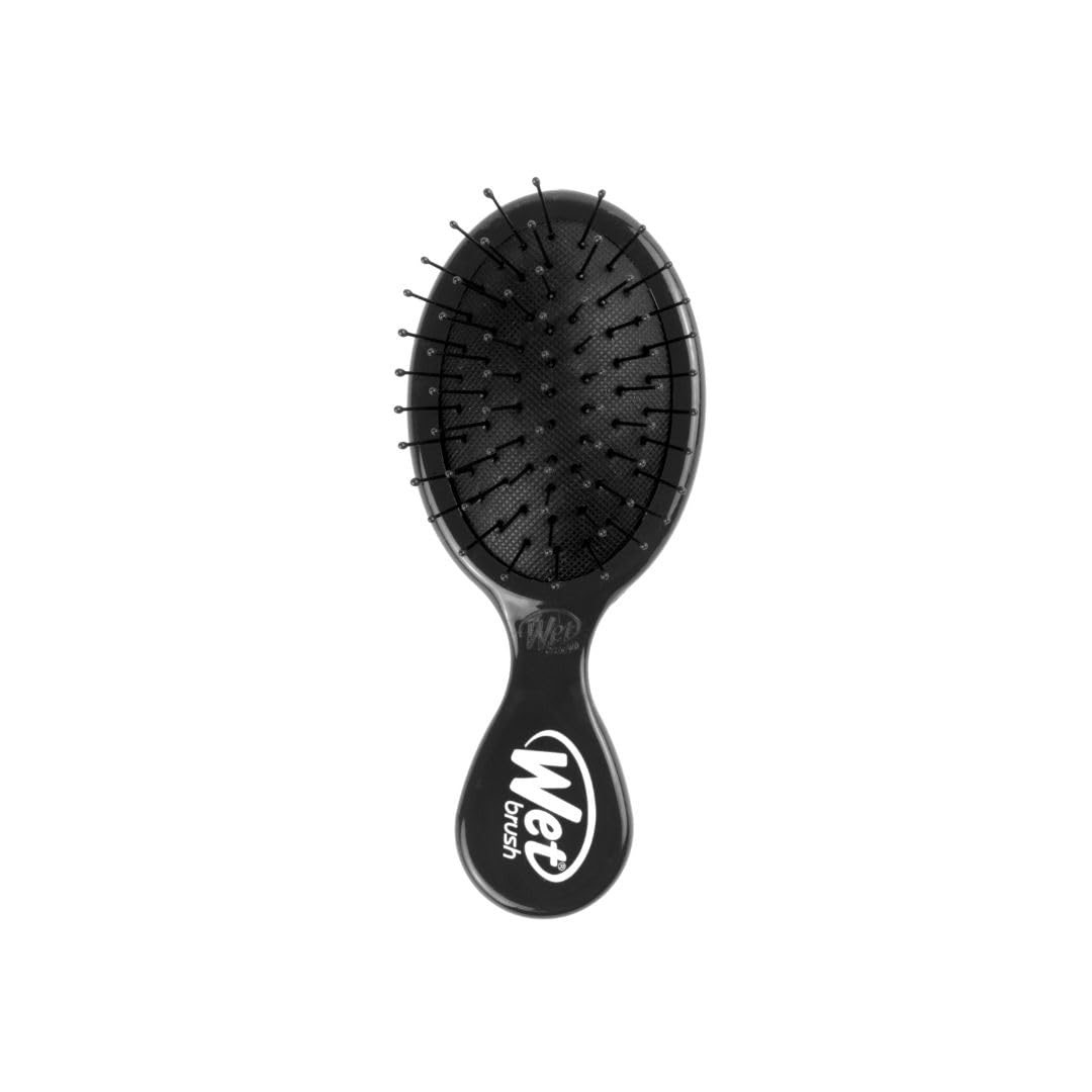 Wet Brush Detangling Brush, Mini Detangler (Black), Wet & Dry Tangle-Free Hair Brush for Women & Men, No Tangle, Soft and Flexible Bristles Beauty and Personal Care Wet Brush Default Title