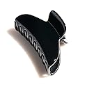 Bellefixe 7cm Premium Acetate Jaw Clip (Black)