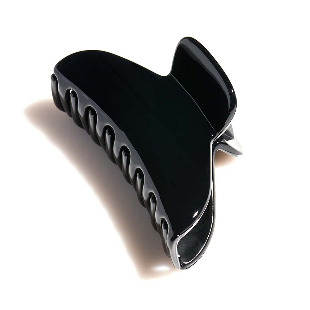 Bellefixe 7cm Premium Acetate Jaw Clip (Black)