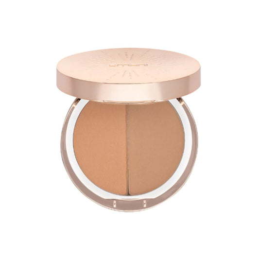 Emani Blush & Bronzer - Natural Mineral Pressed Bronzer for Face - Radiant Skin Blush for Sun Kissed Glow, All Skin Types including Sensitive Skin Beauty & Personal Care Emani