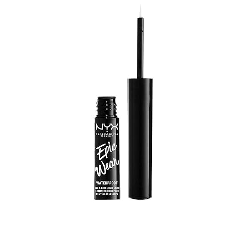 NYX PROFESSIONAL MAKEUP Epic Wear Liquid Liner, Long-Lasting Waterproof Eyeliner - White