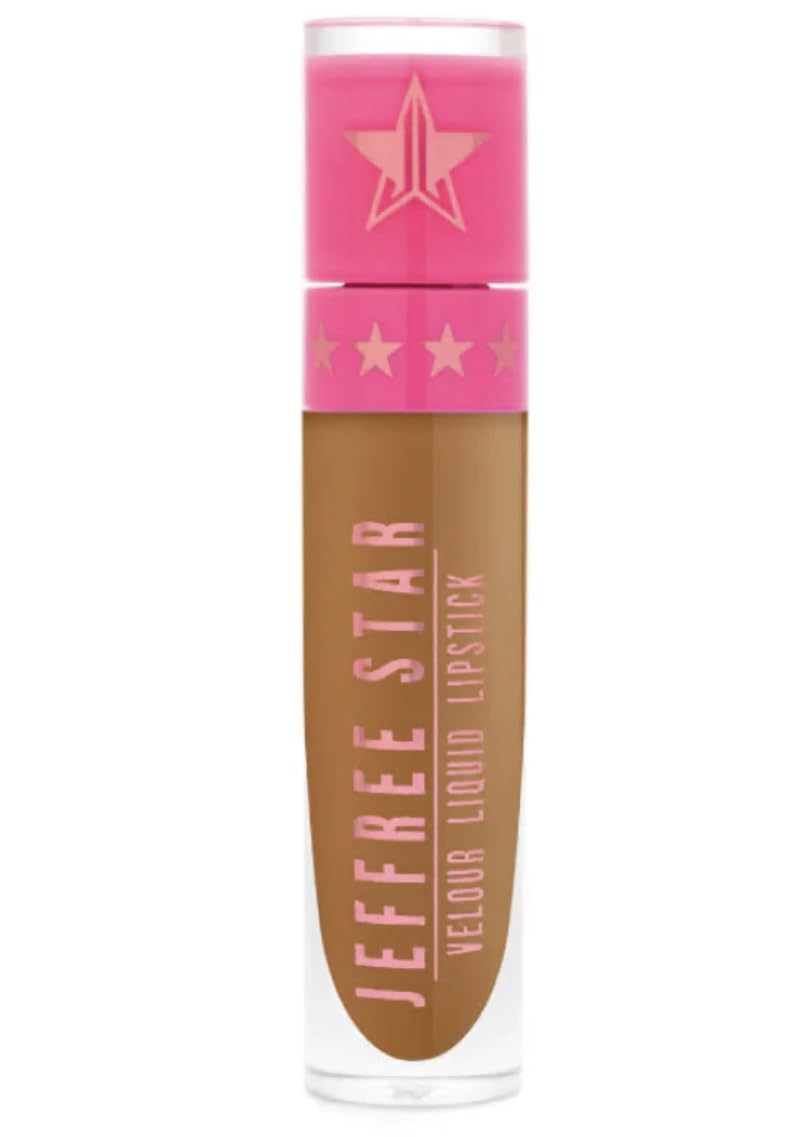 Jeffree Star Velour Liquid Lipstick, Caramel Brown, Long-Lasting Matte Formula, Professional Makeup