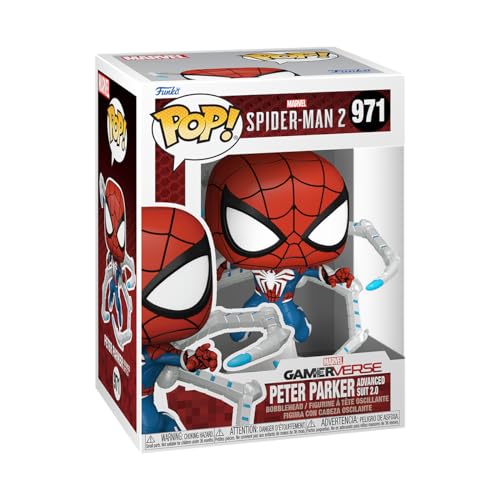 Funko POP! Games: Spider-Man 2- Peter Parker Suit - Spider-Man - Collectable Vinyl Figure - Gift Idea - Official Merchandise - for Kids & Adults…