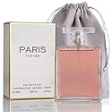 NovoGlow Paris For Her Eau de Parfum Spray Perfume, Fragrance For Women-Daywear, Casual Daily Cologne Set with Deluxe Suede Pouch- 3.4 Oz Bottle