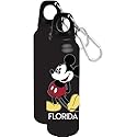 1928 Original Mickey Aluminum Water Bottle Black (Florida Namedrop)