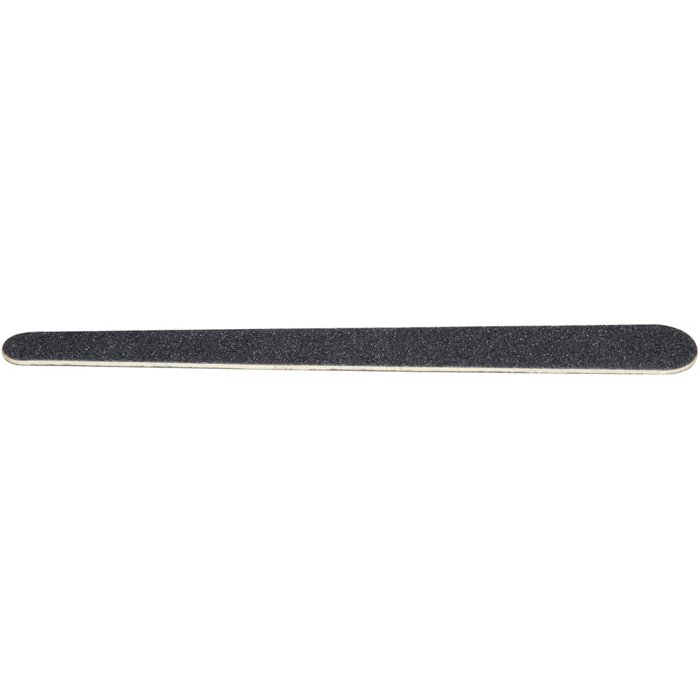 ForPro Professional Collection O-Files Wood Boards, Black, 100/180 Grit, Manicure & Pedicure Nail Files, 6” L x .75“ W, 100-Count
