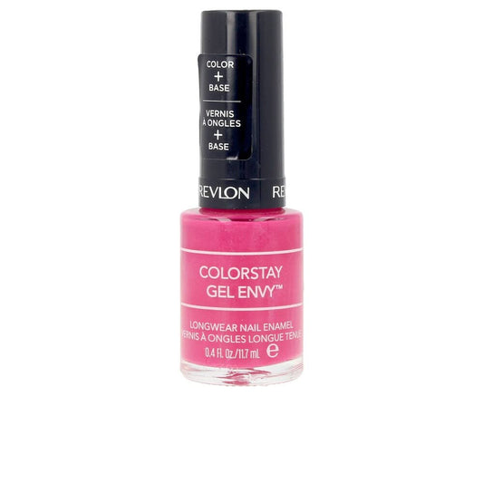 Revlon Nail Polish, ColorStay Gel Envy Nail Polish, Chip Resistant & Longwear Formula, Built-in Base Coat & High Shine Finish, 400 Royal Flush, 0.4 Fl