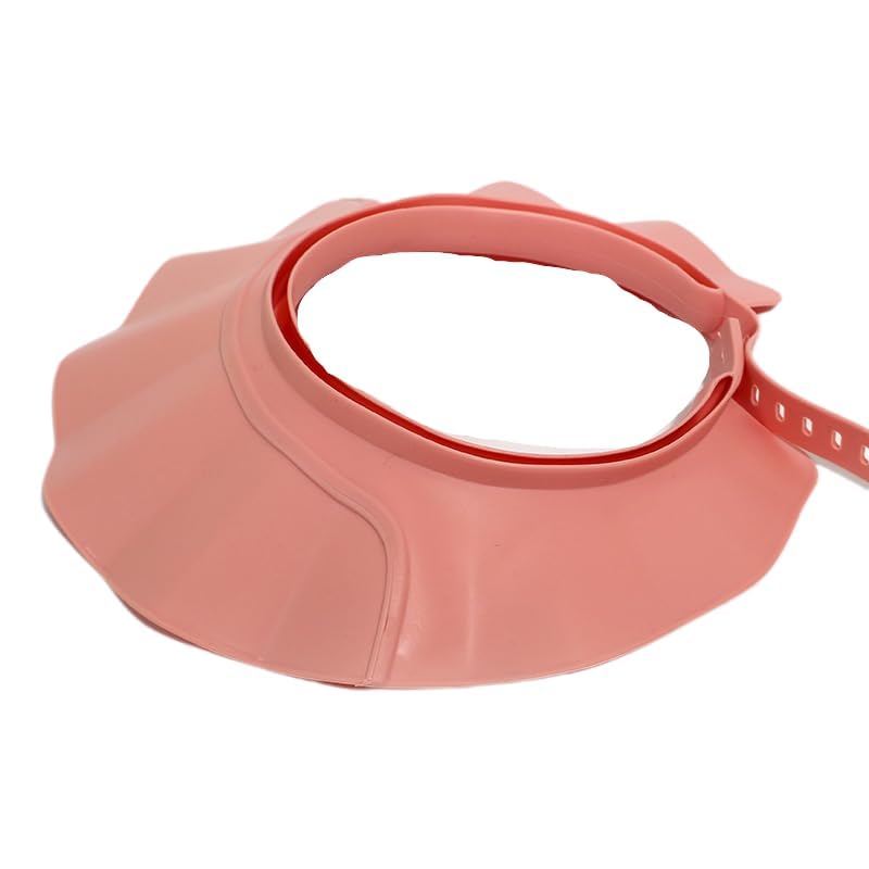 Lagnlnaoy Stretchable Waterproof Shampoo Cap - Adjustable BPA-Free Shield, Soft & Fit for Head, Ear & Eye Protection While Washing Hair (pink) Beauty and Personal Care Lagnlnaoy