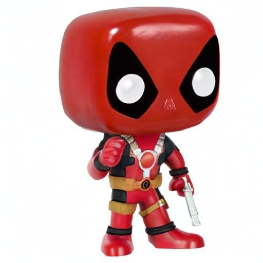 Deadpool H840415 Marvel Pop Vinyl Bobble Head Figure 112 Thumbs Up, Multi-Colour