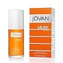 Jovan Musk for Men Eau de Cologne Spray 3 fl oz (Pack of 1), Notes of Carnation, Lavender, and Amber, Men's Fragrance, Long Lasting, Everyday