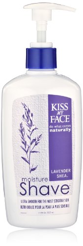 Kiss My Face Vitamin Enriched Moisture Shave with Essential Oils, Lavender & Shea - 11 oz