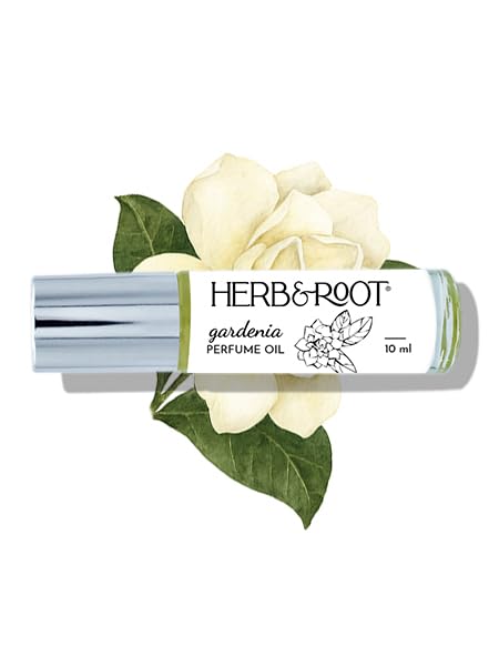 Herb & Root Gardenia Perfume Oil for Women | Single Note Fragrance | Travel Size Roll On | Travel Size Perfume for Women Beauty & Personal Care Herb & Root