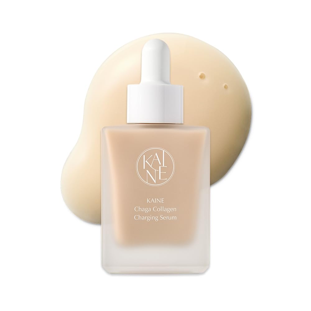 KAINE Chaga Collagen Charging Serum | Hydrating Serum with Chaga Mushroom Extract, Squalane, Soluble Collagen and Jojoba Oil for Skin Hydration