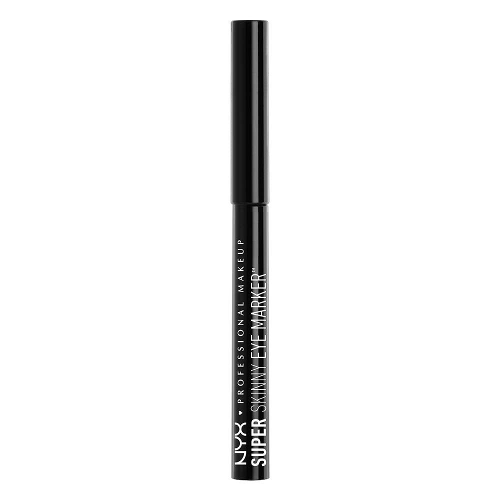 NYX PROFESSIONAL MAKEUP Super Skinny Eye Marker, Liquid Eyeliner, Carbon Black
