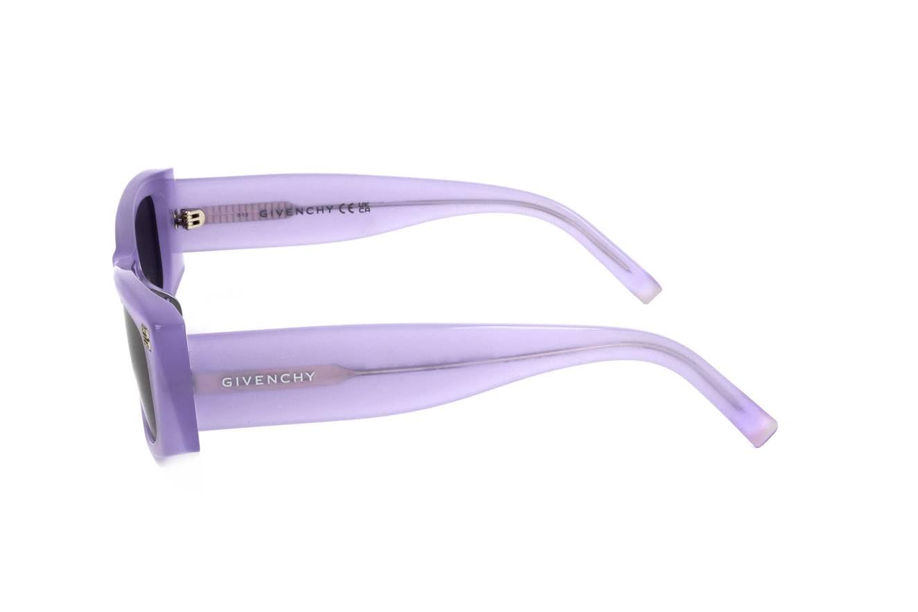 Givenchy Dark Grey Rectangular Ladies Sunglasses GV40048F 78A 56