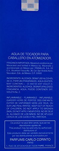 Carlo Corinto 315 Eau de Toilette Spray, 3.4 Ounce