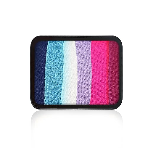 Kraze FX Face Paint Palette Refill - Spa Treatment (20 gm), Professional 1-Stroke Split Cake, Hypoallergenic, Non-Toxic, Water Activated Halloween