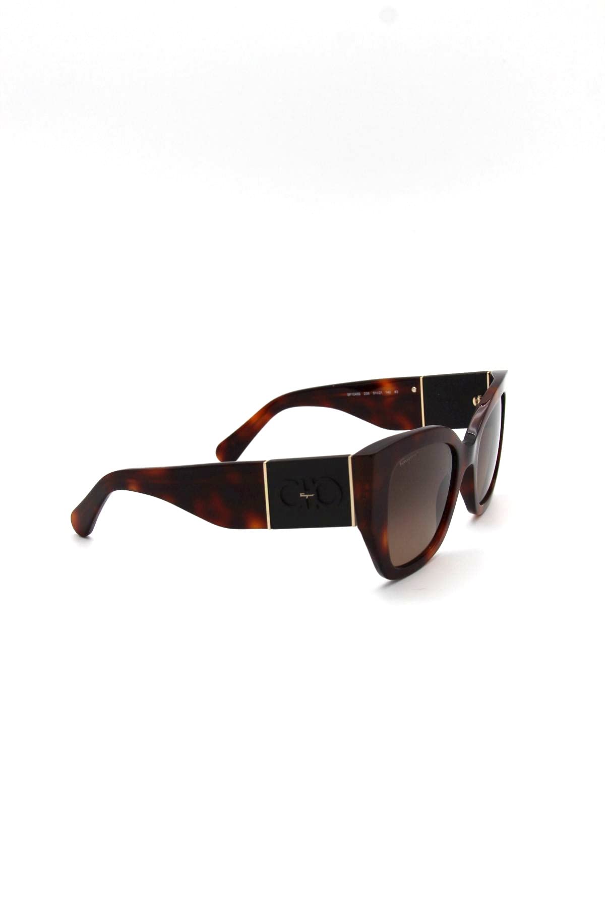 Salvatore Ferragamo Brown Acetate Women's Sunglasses