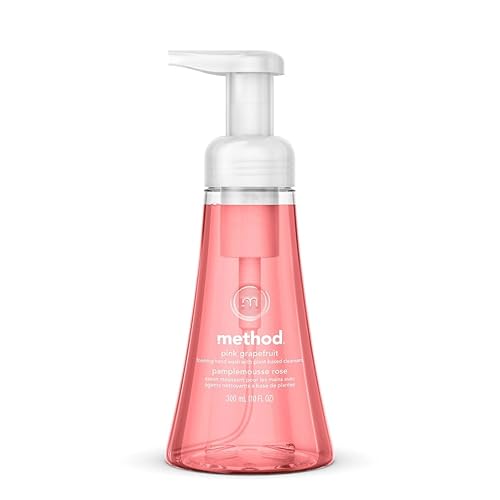 Method Foaming Hand Soap, Pink Grapefruit, 10 Fl Oz (Pack of 1)