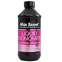 Mia Secret 8 oz / 240ml ADVANCED EMA LIQUID MONOMER - PROFESSIONAL ACRYLIC NAIL LIQUID FOR ACRYLIC POWDER Beauty & Personal Care Mia Secret
