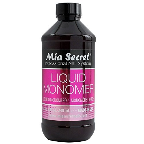 Mia Secret 8 oz / 240ml ADVANCED EMA LIQUID MONOMER - PROFESSIONAL ACRYLIC NAIL LIQUID FOR ACRYLIC POWDER Beauty & Personal Care Mia Secret