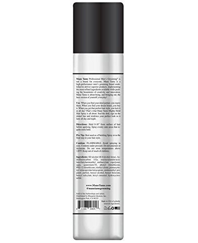 MANE TAME Mighty Hold Hair Spray for Men 10oz - Barber Edition, Fast Drying, Humidity Resistant, Firm Hold - Best used as a Finishing Spray