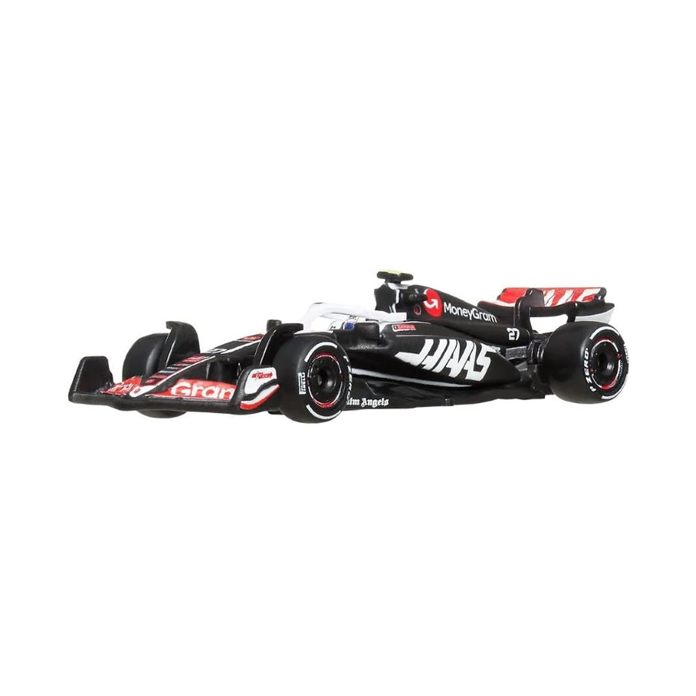Hot Wheels Formula 1 Car MoneyGram Haas VF-24 NICO HULKENBERG 27 - Die Cast 1:64 Scale - Length 8 cm - JBM22